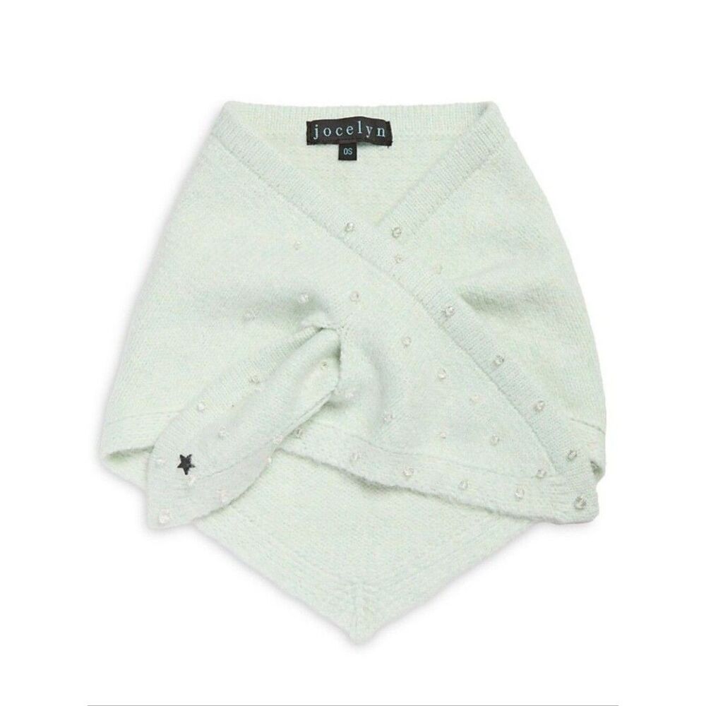Jocelyn Knit Triangle Pull Through Scarf. NWT. Gifts. Sets.